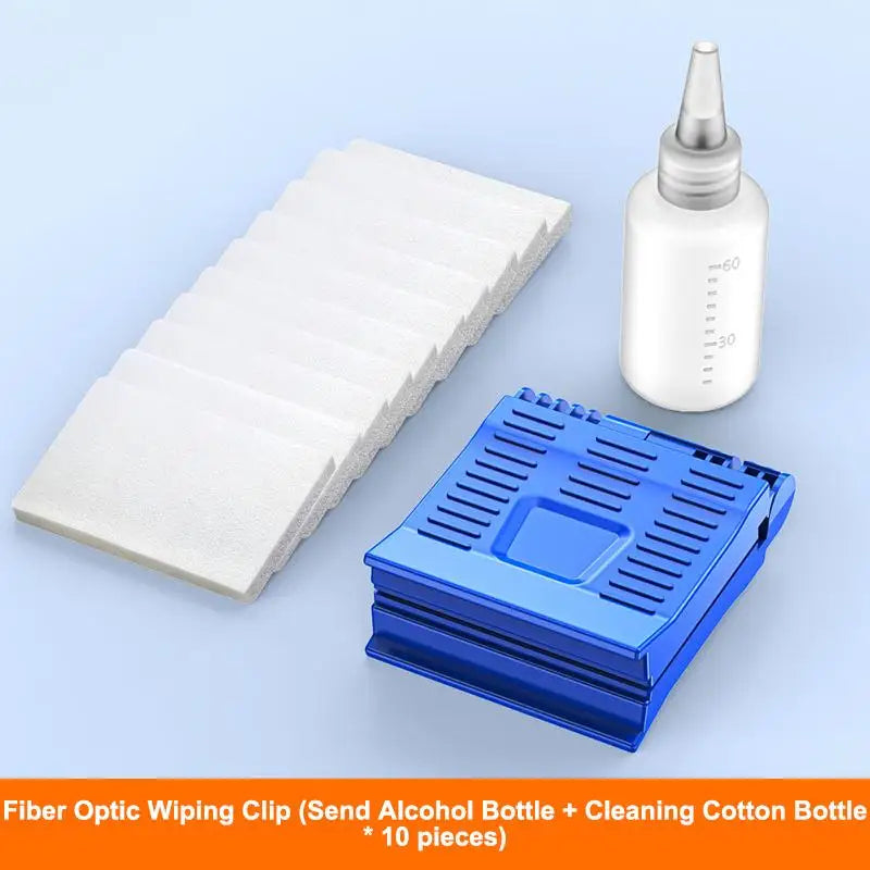 Fiber Optic Wiping Clip – Dust-Free Oil Removal Tool | HUXUAN Fiber Optic Cleaning Tool Babs Blue