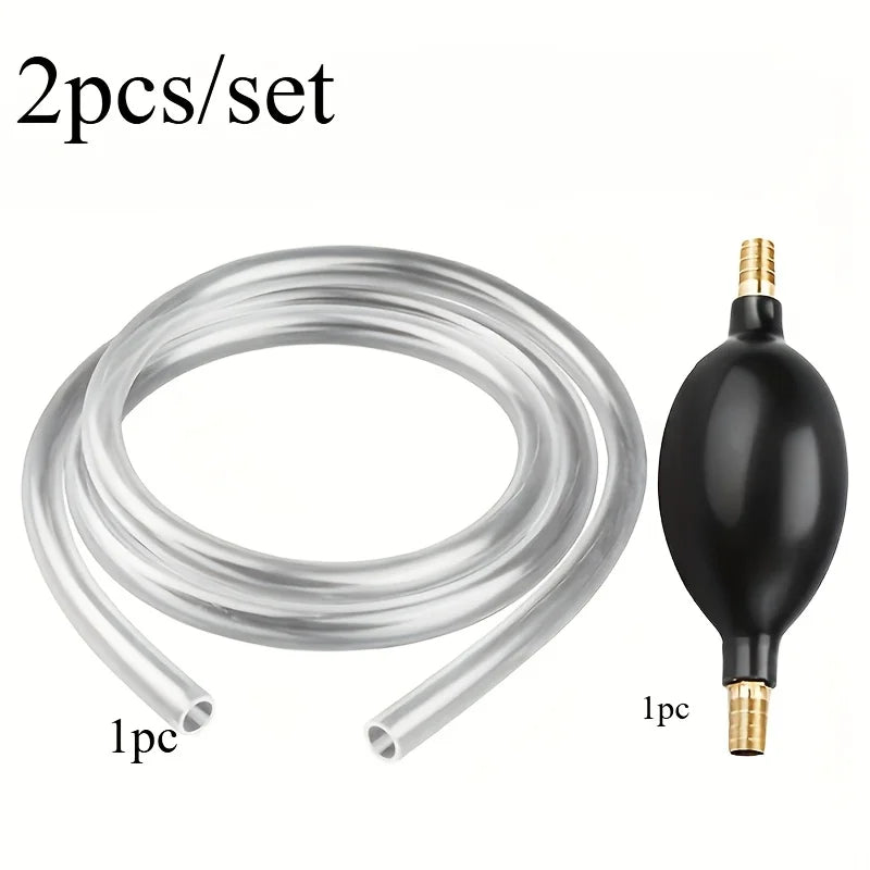2-Pack Aquarium Suction Pump with Flexible PVC Hose | Water Change Aquarium Suction Pump Babs black