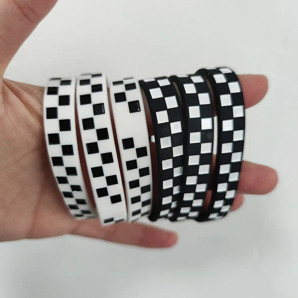 Racing Car Silicone Wristbands Party Favors – 6/12/24 Pcs Party Favor Wristbands Babs