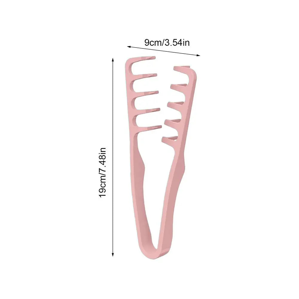 Wide Tooth Volumizing Hair Comb – Detangling Styling Tool Hair Styling Comb Babs Pinkcolor
