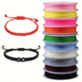 10-Roll Nylon Bead String Set – Mixed Colors for Jewelry Making Jewelry Beading Cord Babs Default Title