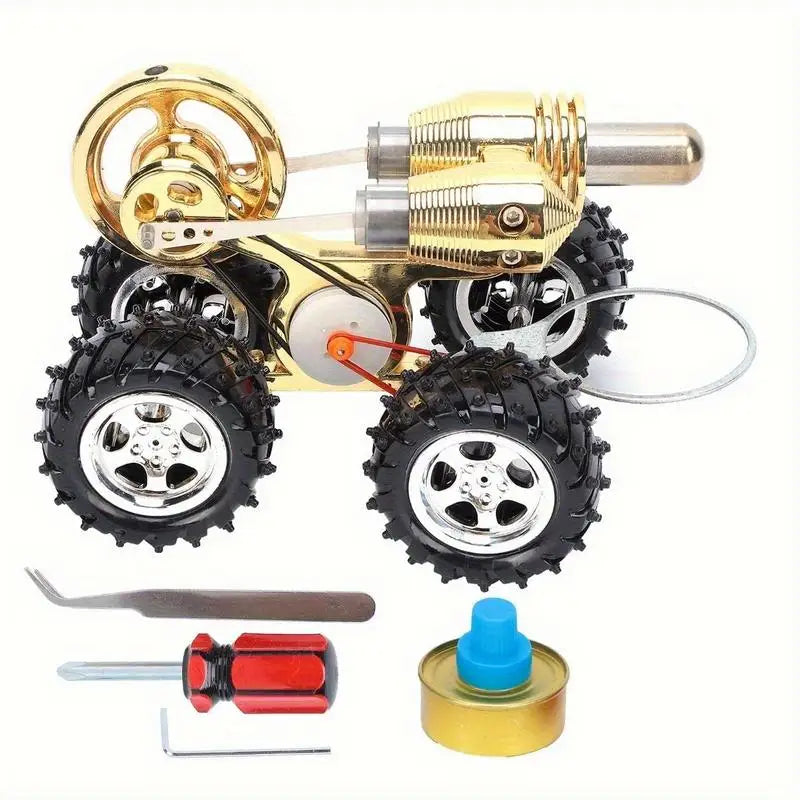 Stirling Engine Car Model – External Combustion Science Kit Stirling Engine Model Kit Babs