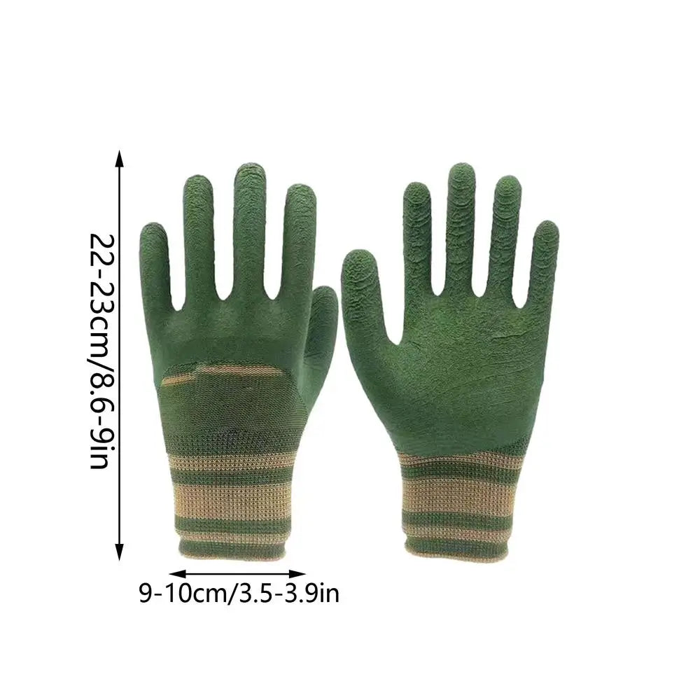 Thorn-Proof Waterproof Gardening Gloves for Men & Women Gardening Gloves Babs Green