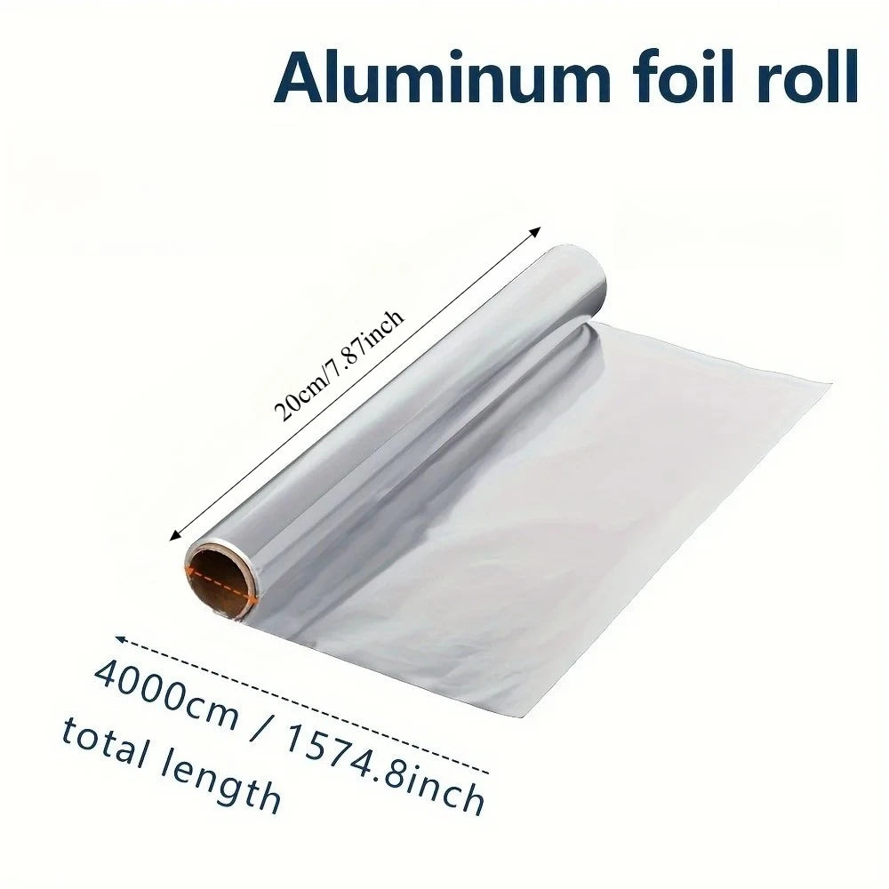 Heavy-Duty Aluminum Foil Roll 30cm – Oven, Grill & Air Fryer Aluminum Foil Roll Babs