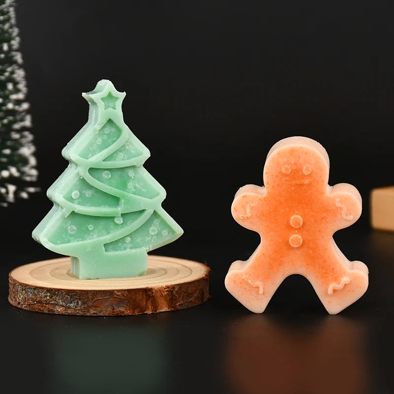 Christmas Silicone Molds – Snowflake, Elk & Xmas Tree Craft Set Silicone Craft Molds Babs