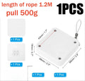 Punch-Free Automatic Door Closer – 500g–1000g Wire Rope Automatic Door Closer Babs 500G Pull-1PCS