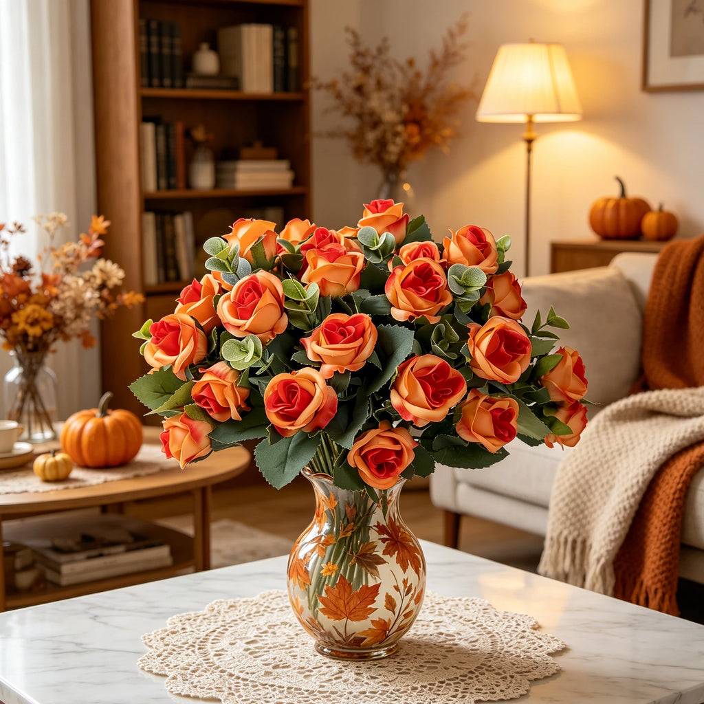 Silk Rose Artificial Flowers – Wedding Bouquet & Home Décor Artificial Silk Flowers Babs
