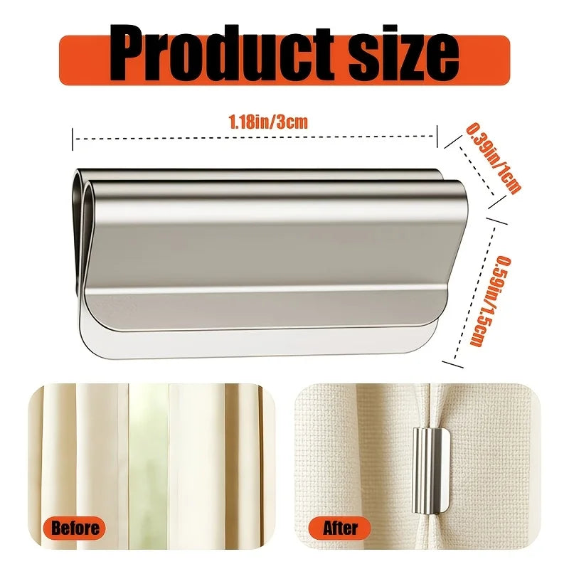 Magnetic Curtain Buckles – Shading Closure Clips (1 or 3 Pairs) Curtain Buckle Clips Babs