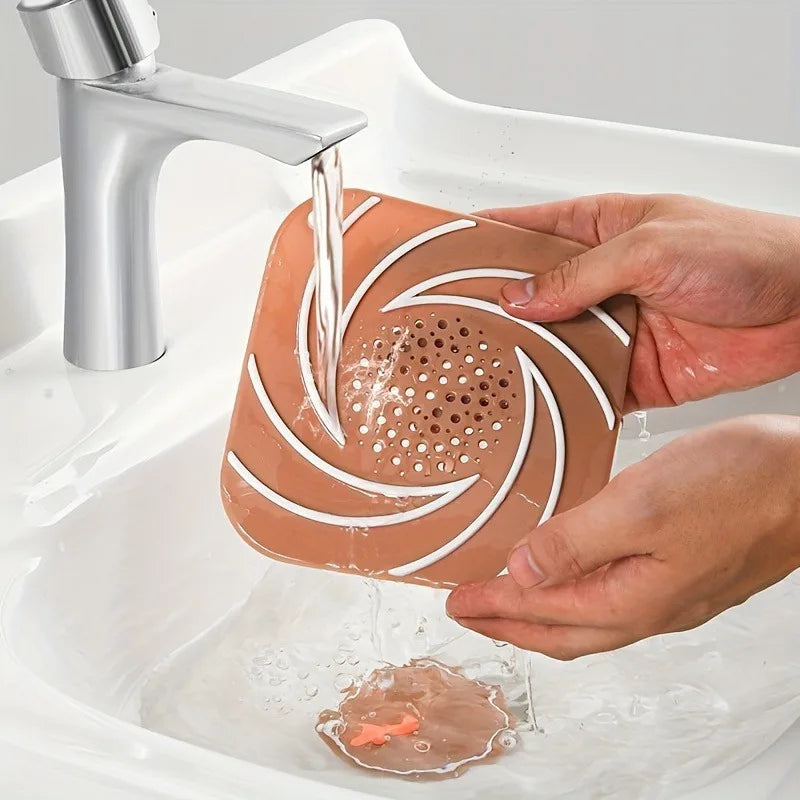Silicone Floor Drain Deodorizer Sticker – Insect & Odor Seal Drain Deodorizer Cover Babs brown