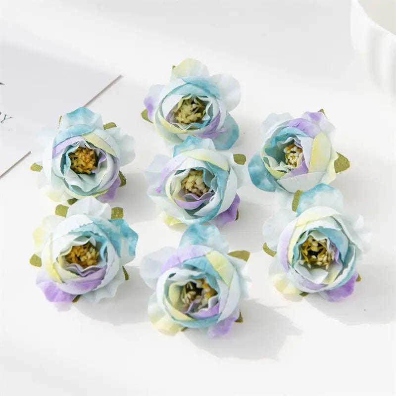 10/30Pcs Silk Artificial Rose Flowers – Wedding & Home Décor Artificial Silk Flowers Babs