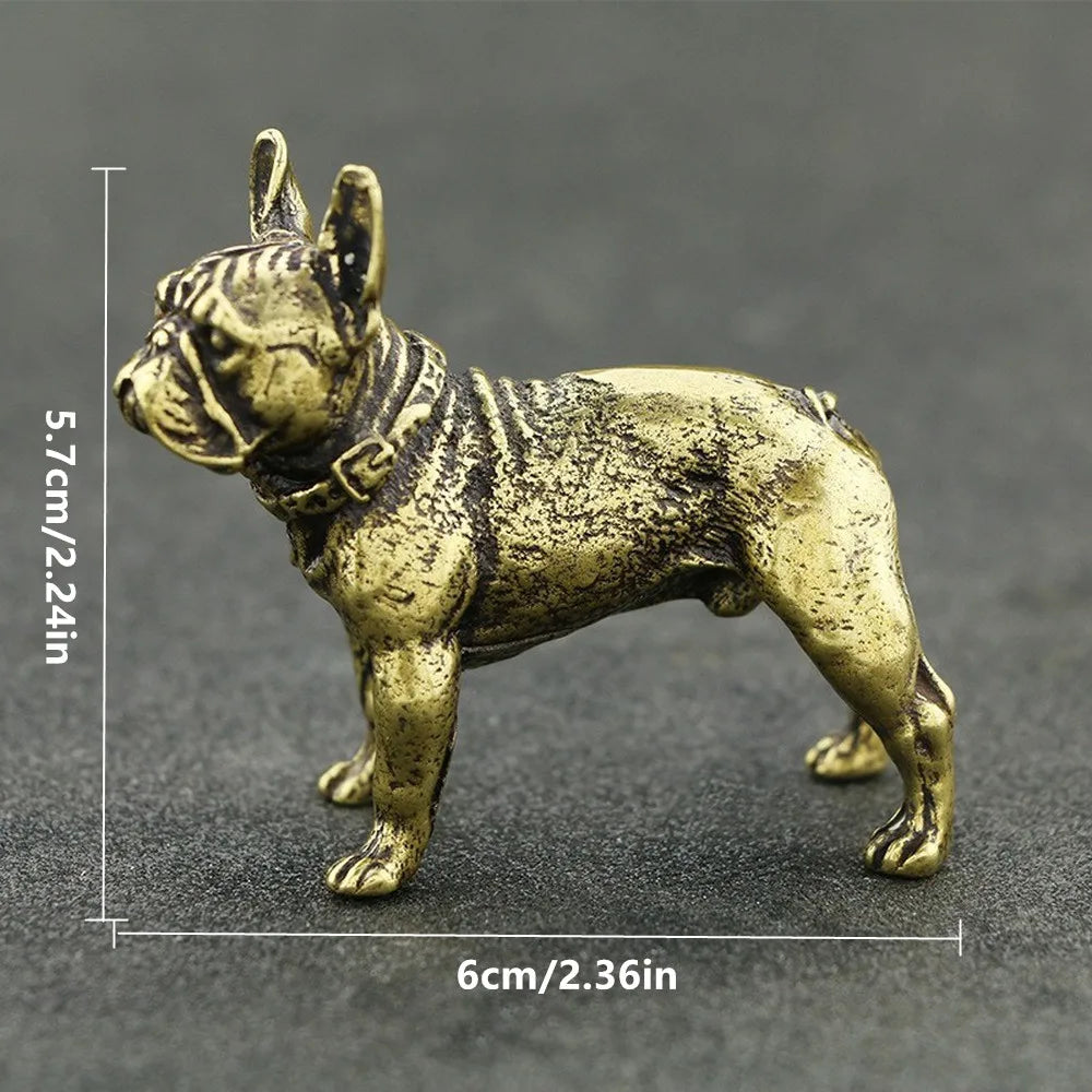 Pure Copper Cricket Figurine – Antique Brass Tea Pet Miniature Decor Copper Miniature Figurine Babs B