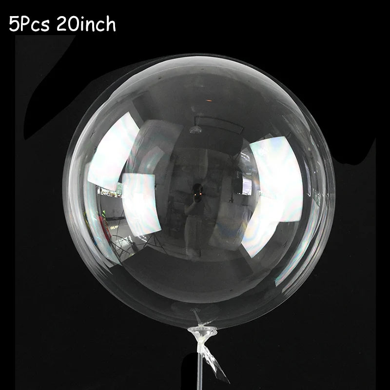 LED Bobo Balloon Column Stand Set – Wedding & Party Decor LED Balloon Decor Set Babs 5pcs 20inch balloon