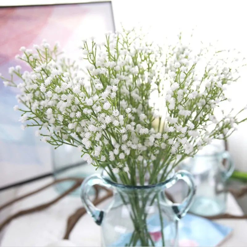 Artificial Gypsophila Bouquet – Fake Flowers for Wedding & Home Artificial Flower Bouquet Babs