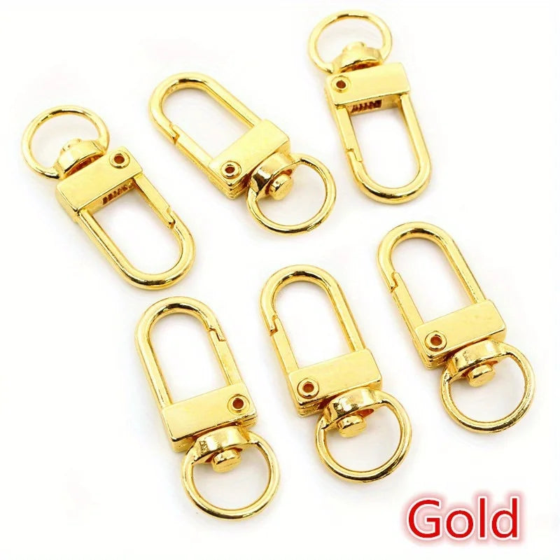10pcs Snap Lobster Clasp Hooks – DIY Jewelry Making Findings Jewelry Making Findings Babs golden 10pcs