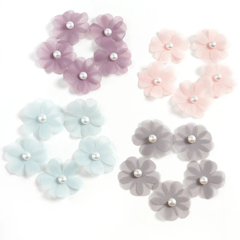 30/50 Pcs Artificial Silk Pearl Rose Heads – Wedding & Home Decor Artificial Silk Flowers Babs