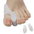Silicone Toe Covers & Big Toe Separator – Unisex 1 Pair Silicone Toe Protector Babs WHITE