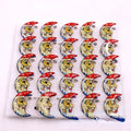 50pcs Flashing Christmas Brooch Badges – Santa & Moon LED Pins LED Party Brooches Babs Default Title