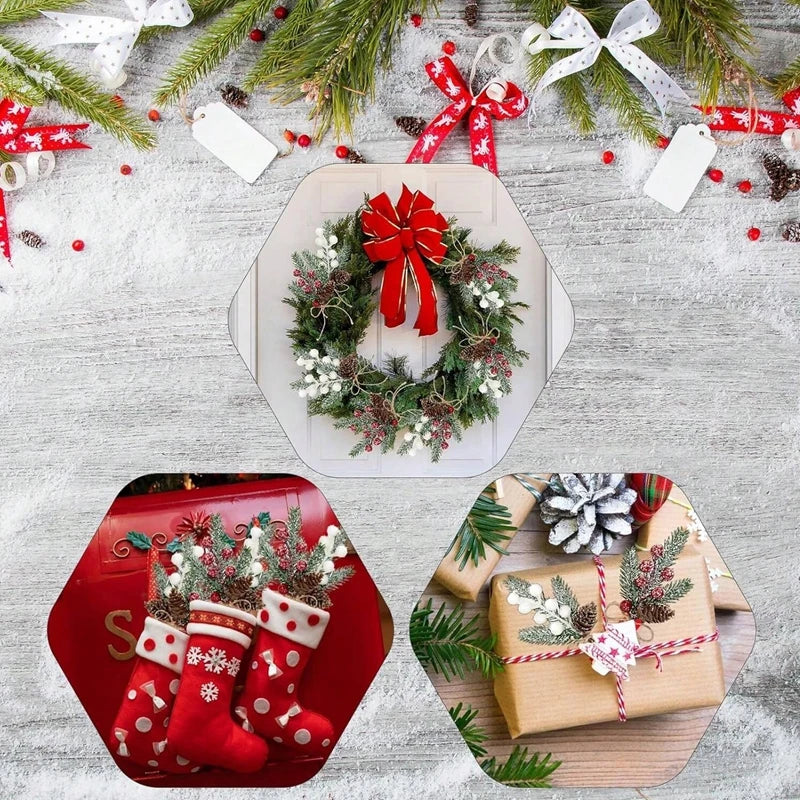 Artificial Red Berry Branch Picks – Christmas & Home Décor Artificial Berry Branches Babs