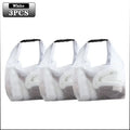 Transparent Waterproof Travel Toiletry & Makeup Organizer Bag Toiletry Travel Bag Babs White-3PCS S