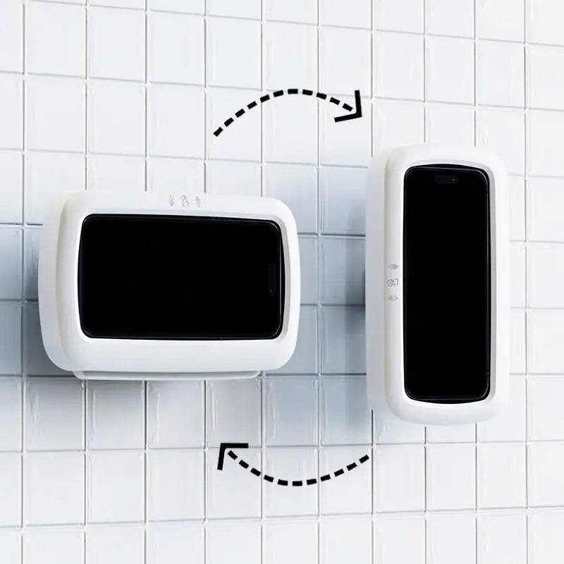 360° Waterproof Shower Phone Holder – No-Drill Wall Mount Shower Phone Holder Babs