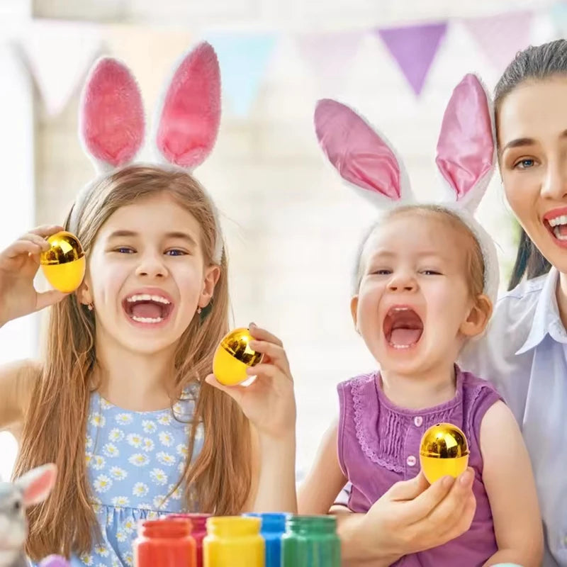 Golden Fillable Easter Eggs 6–24 Pcs | Party Favors & Prizes Easter Party Favors Babs
