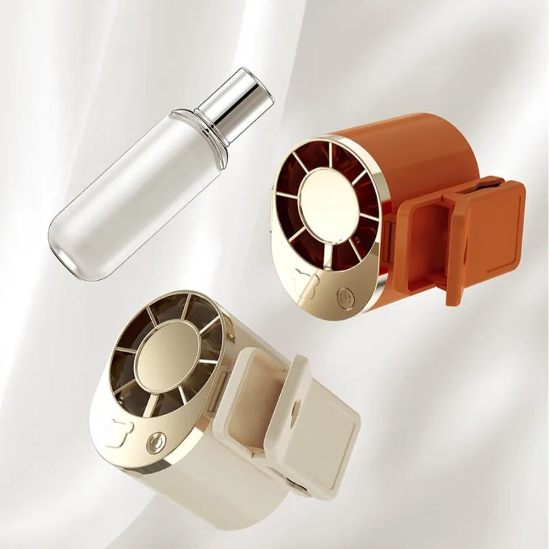 Mini Clip-On Waist Fan USB Rechargeable Portable Cooling Fan Portable Clip Fan Babs