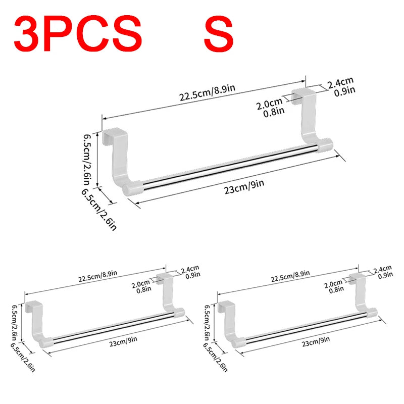 Stainless Steel Under-Sink Towel Rack & Organizer Under-Sink Towel Rack Babs 3pcs S-23x6.5cm