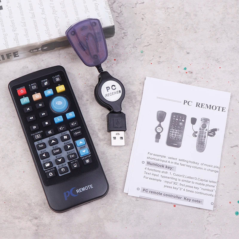 Wireless PC Mouse Remote Control with USB Receiver – Windows PC Remote Control Babs