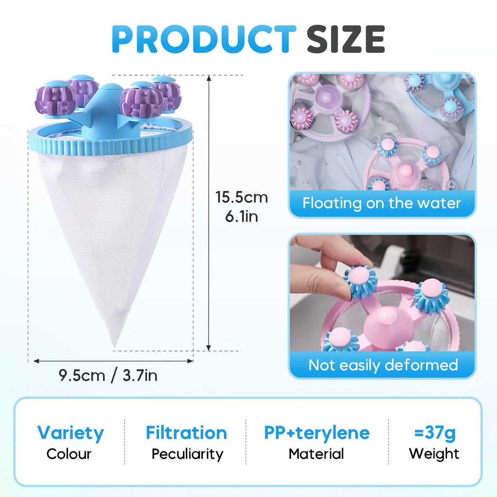 Pet Hair Remover Filter Bag for Washing Machine | Lint Catcher Laundry Filter Bag Babs