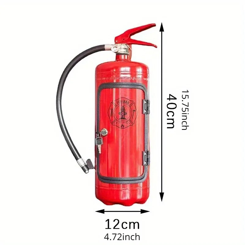 Fire Extinguisher Wine Box – Novelty Bar Décor & Fireman Gift Novelty Wine Box Babs Red