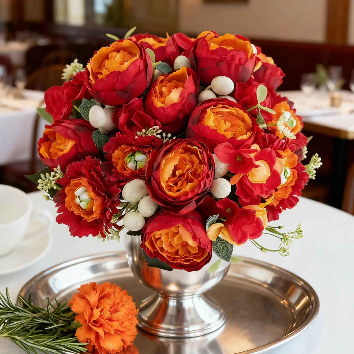 Artificial Silk Rose Bridal Bouquet – Wedding & Home Decor Artificial Flower Bouquet Babs