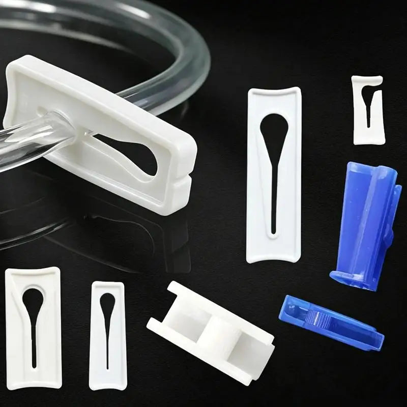 10Pcs Adjustable Plastic Hose Flow Regulator Clamp Clips Hose Flow Clamp Babs