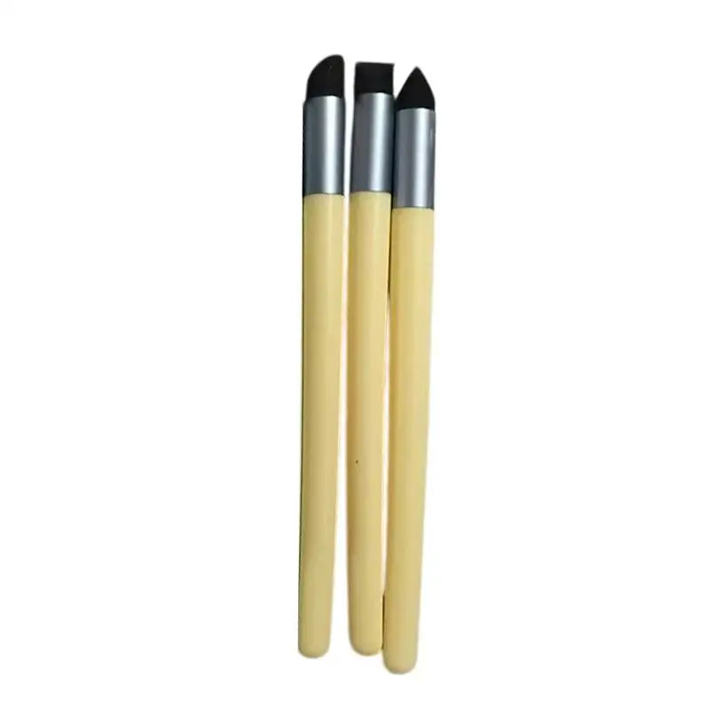 3-Piece Sponge Art Pen Set – Painting, Pastel & Sketch Tools Sponge Art Pen Set Babs A6 Yellow