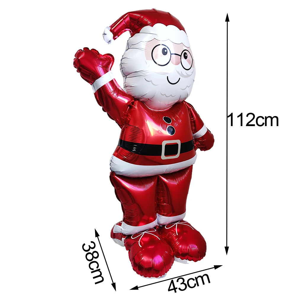 Large Standing Christmas Foil Balloons – Santa, Snowman & More Christmas Foil Balloons Babs Camouflage As pictures show