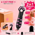 Cat Paw Box Cutter 2-in-1 Utility Knife with Safety Lock Utility Box Cutter Babs 2pcs