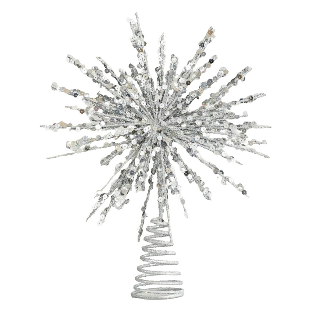 Gold Star Christmas Tree Topper – 30cm Wrought Iron Xmas Ornament Christmas Tree Topper Babs