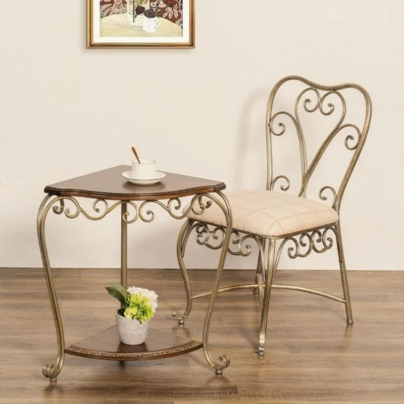 Retro Round Solid Oak Side Table – Wooden Corner & Coffee Table Wooden Side Table Babs