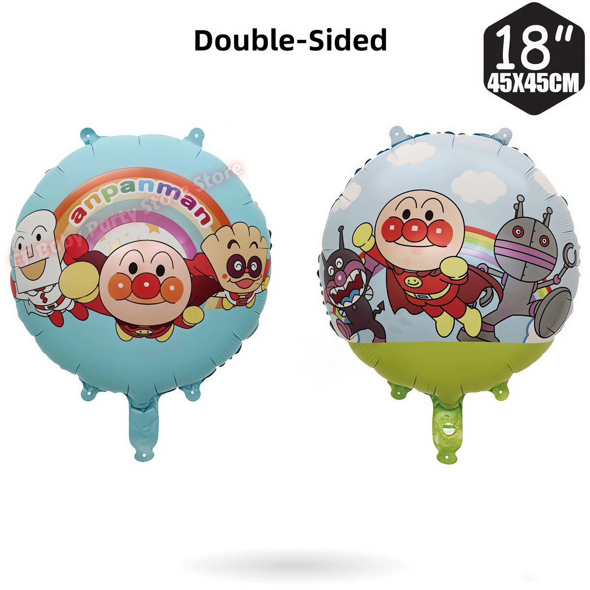 Anime Hero Birthday Party Decoration Set – Balloons, Banner & More