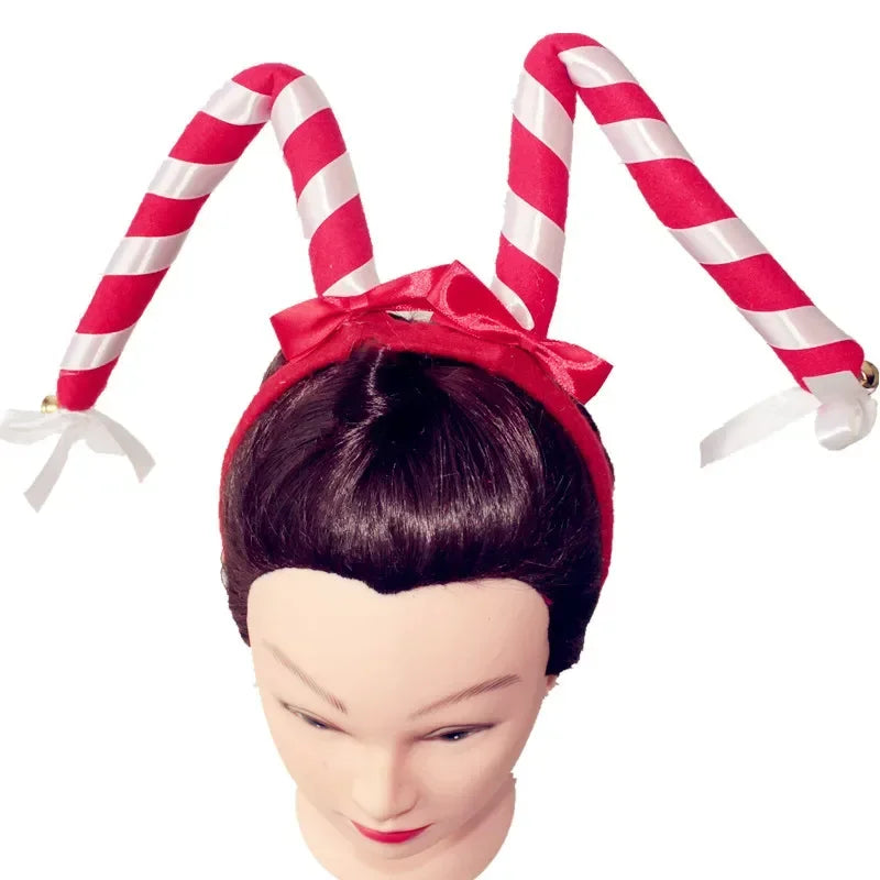 10pcs Cartoon Bow Knot Party Headbands – Kids & Adults Party Headband Set Babs mix colors