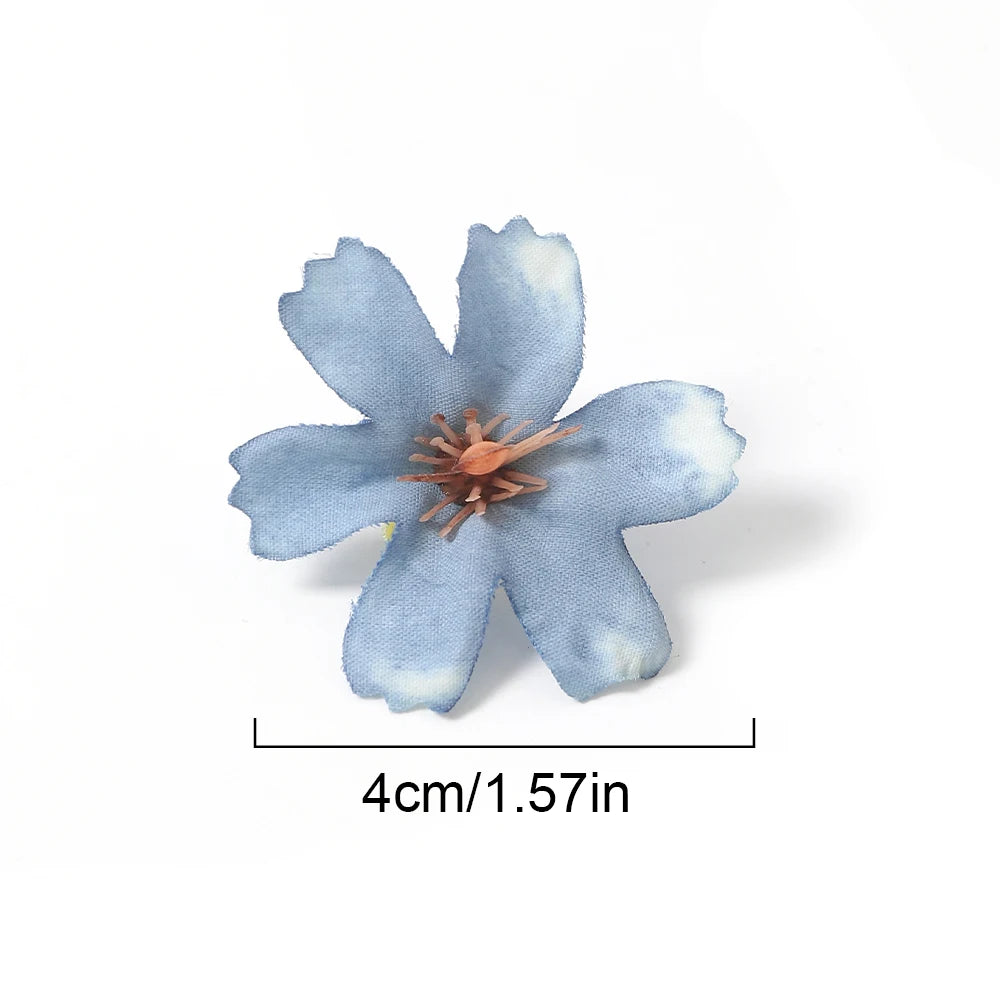 50/100Pcs Silk Artificial Flower Heads – Wedding & Home Decor Artificial Flower Heads Babs