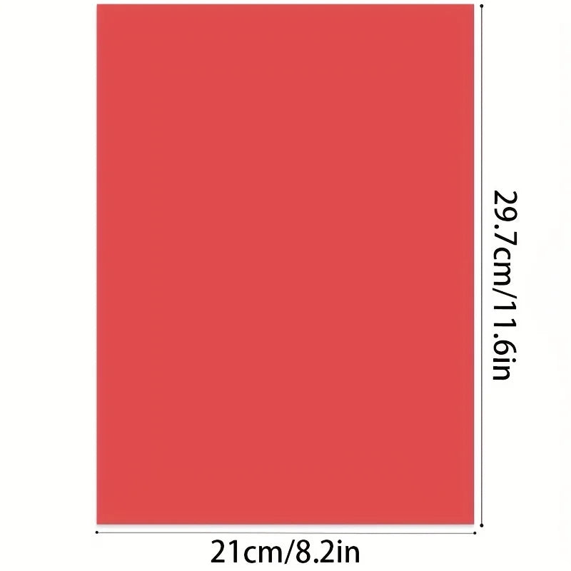 A4 Color Paper 50/100 Pcs – 10 Colors, Printing & Origami Color Copy Paper Babs