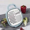 Cheese Grater Set with Container, Lid & Peeler | Kitchen Kit Kitchen Grater Set Babs Blue