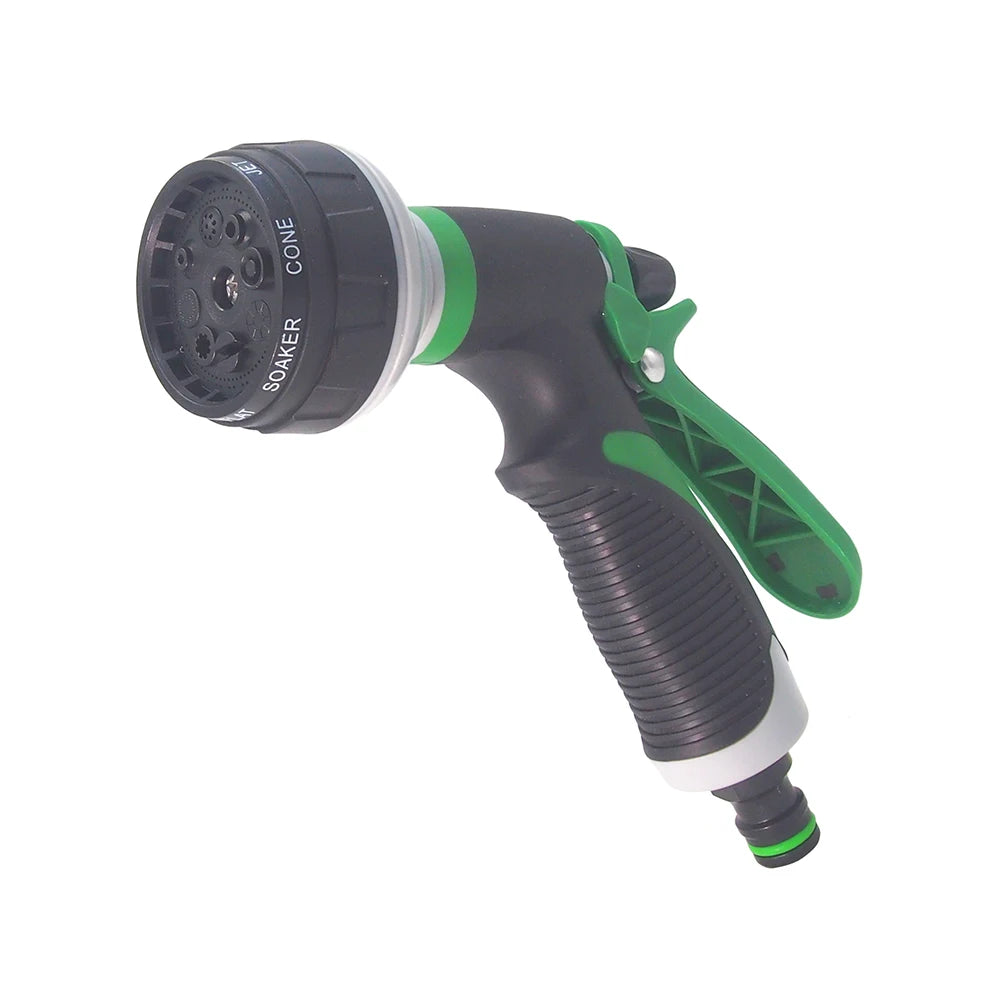 8-Mode High-Pressure Garden Hose Nozzle – Car Wash & Watering Garden Hose Nozzle Babs Green