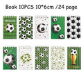 10Pcs Mini Soccer Spiral Notebooks – Kids Party Favors Pocket Notebooks Babs 10pcs