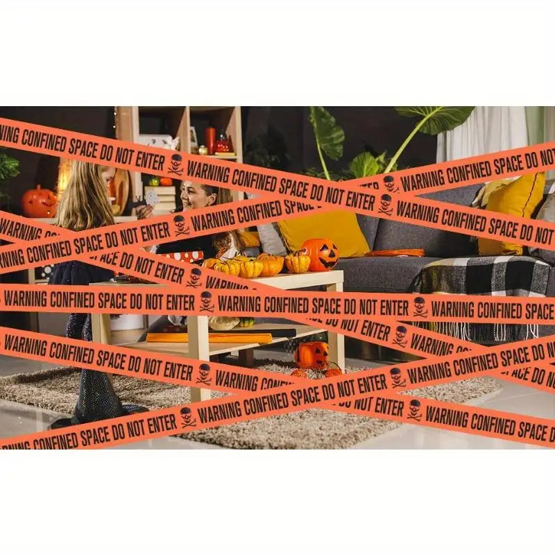 Halloween Zombie Caution Tape 6M – Fright Party Decoration Halloween Decoration Tape Babs