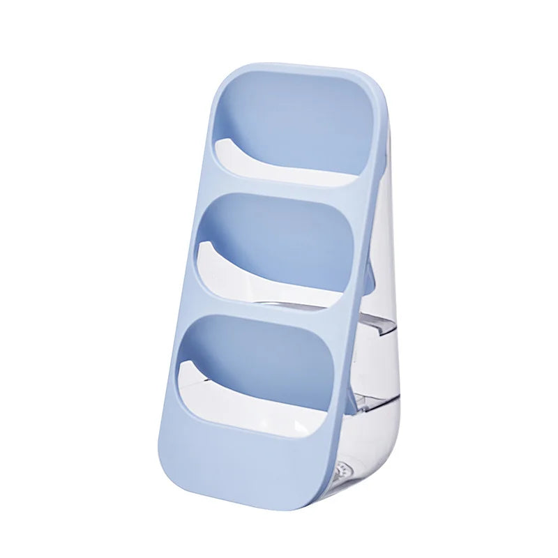 Large Capacity Cosmetics Storage Box & Countertop Organizer Makeup Storage Organizer Babs Blue