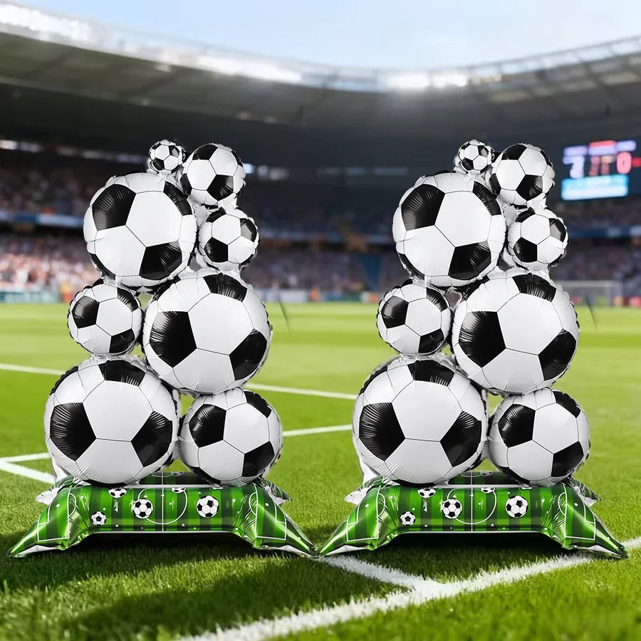 Soccer Trophy Foil Balloon Kit – Football Birthday Party Decor Party Balloon Kit Babs
