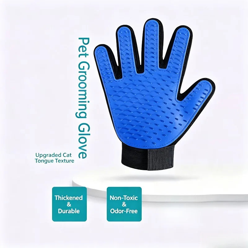 Pet Grooming Glove – Deshedding Brush for Cats & Dogs Pet Grooming Glove Babs