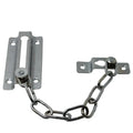 Steel Door Chain Bolt Lock Set – DIY Sliding Safety Guard Door Chain Lock Babs silver