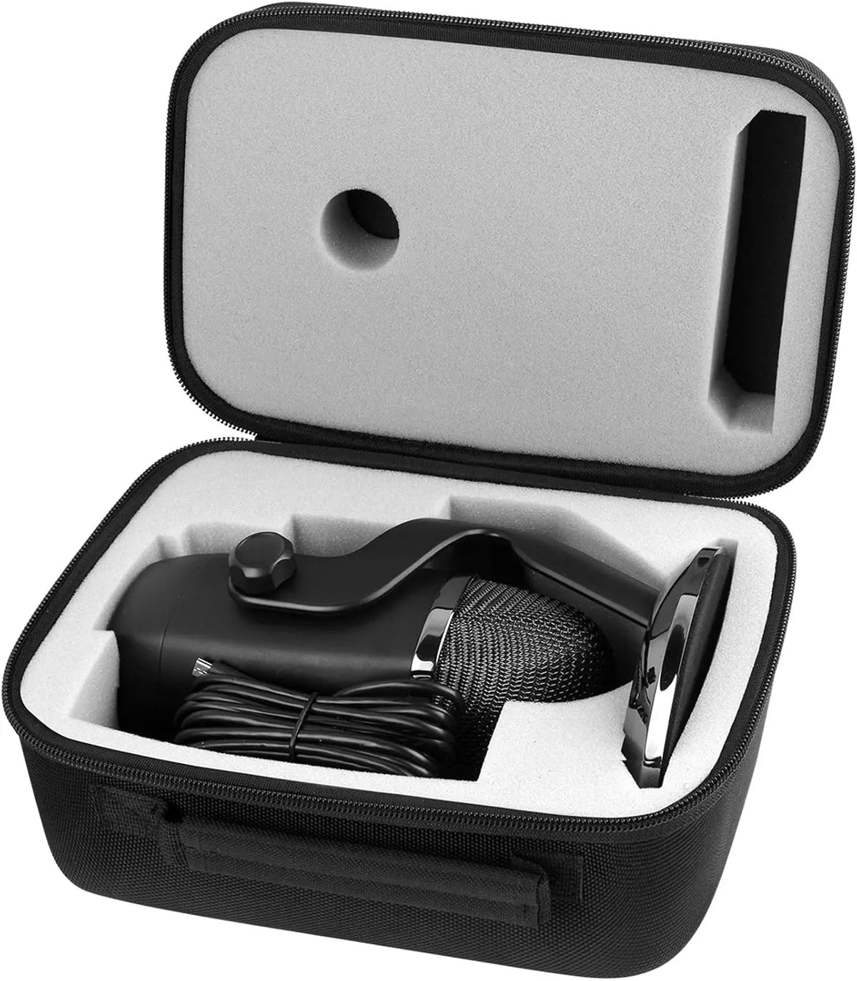 Comecase EVA Carrying Case for Blue Yeti & Yeti Pro USB Mic Microphone Carrying Case Babs black